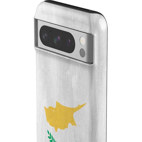 Cyprus Flag Distressed Google Pixel 8 Pro Impact Case